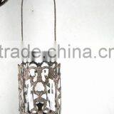 DIA11CM Hanging Engraved Metal Candle Holder thumbnail-1