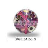 Multi-scented Dried Flower In Round Glass Vase thumbnail-3