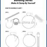 3M Length Swivel Pipe Clamp Vertical Wall Mount Pipe Clamp thumbnail-5