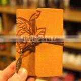 Embossing Leaf Design PU Leather Card Holder Bag thumbnail-3