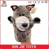 Best Selling Plush Animal Hand Puppet Soft Wolf Hand Puppet