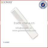 Manufacture Hotel Disposable Cheap White Plastic Hair Nit Comb