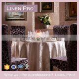 LinenPro 108 Inch Round Tablecloth for Party thumbnail-5