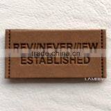 Hangzhou Lambin Customs Leather Label Patch for Women's Hats thumbnail-3