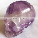 Pure Handmade Amethyst Skull Handicraft thumbnail-3