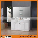 Double Sink High Gloss Bathroom Cabinet thumbnail-1
