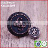 Designed High Quality Gold Logo Brown Metal Button Rivet thumbnail-1