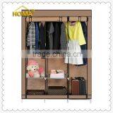 2016 Beautiful Purple Assemble Style Fabric Wardrobe for Storage thumbnail-4