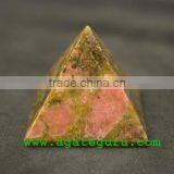Unakite Pyramid : Wholesale Pyramids Khambhat Supplier thumbnail-1