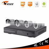 4 channel 720p poe nvr kit support p2p cloud motion detection cctv camera system