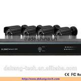 4ch Dvr Kit, CMOS 700tvl Bullet Camera,p2p Cloud DVR System