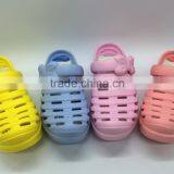 2015 Cute Bowknot Design Eva Clogs High Heels Platform Ladies Sandals Good Quality thumbnail-1