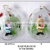 Beautiful Easter Glass Gift Ball With Hole thumbnail-1
