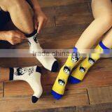OEM Service Pretty Style Low Price Fashion Warm Twolf Couple Print Socks thumbnail-1