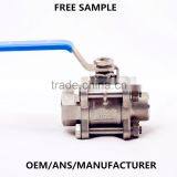 Stainless Steel 2PC Ball Valve, Threaded End, 1000PSI WOG Quality Choice