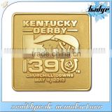 High quality new design gold plating metal souvenir badge                        
                                                Quality Choice