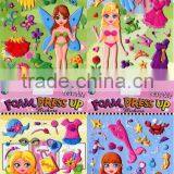 Good DIY Girl Dress Stickers , DIY/3D EVA Dress up Sticker thumbnail-1