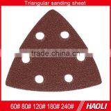 Triangular Oscillating Sander Aluminium Oxide Sanding Paper With Hole thumbnail-1