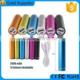 2016 New Design Portable Cylinder 2600mAh Power Bank for HTC thumbnail-1