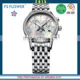 FS FLOWER - Chinese Wholesale Unisex Women Men Watches Luxury Japan Moonphase Chronograph Movt Watches thumbnail-5