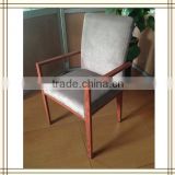 restaurant used metal tube cheap dining chair (A032)