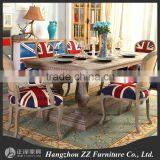 US Country Style Vintage Living Room Furniture Dining Table thumbnail-1