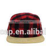 Cotton Fitted Embroidered Snapback 5 Panel Baseball Hat thumbnail-3