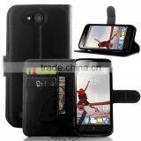 Fashionable Popular Flip Wallet Leather Case With Card Slots For ZTE Blade Q Lux 4G Fast Delivery