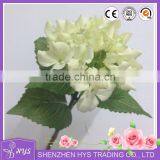Cheap Real Touch Artificial White Hydrangea Flower thumbnail-2
