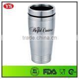 450ml Double Wall Branded Stainless Steel Coffee Tumbler With Press Lid thumbnail-5