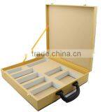 Luxury Handmade Wooden Gift Box With EVA Insert and Handle