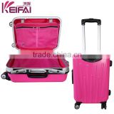 20 Inch Black Color Cheap Trolley Suitcase With 4-Wheels