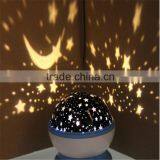 2016 New Romantic New Rotating Star Moon Sky Rotation Night Projector Light Lamp Projection With High Quality Kids Bed Lamp thumbnail-6