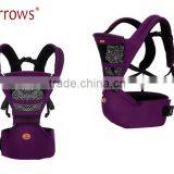 Made in China Export to Europe and America Top Quality Organic Cotton Infants Baby Hipseat Carrier Backpack Sling thumbnail-3