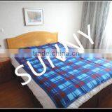 Latest Fashion Supreme Quality Polar Fleece Check Blanket thumbnail-3