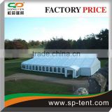 20x50m white outdoor special design tents consisting of 20x40m clearspan marquee and half an 20m decagon tent