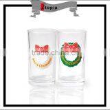 Glass Cups With Christmas Ring Christmas Deer Printing thumbnail-2