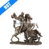 Personalized Handmade Bronze Finished Ceramic Decorative Statues Militaries thumbnail-1