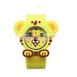 Promotional Fashion Slap Band Silicone Girl Watch thumbnail-1