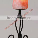 MODERN DESIGN WROUGHT IRON SALT CANDLE HOLDER & TEALIGHTS thumbnail-4