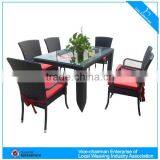 Used Restaurant Furniture Outdoor Rattan Dining Table And Chair thumbnail-1