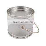 Chocolate Round Pvc Cement Tin Container