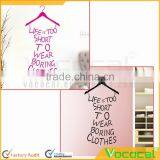 Removable Wall Art Decor Decals Stickers DIY Decoration for Bedroom Fitting Room Cloakroom Living Room Hallway Fashion Store thumbnail-4