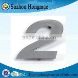 160M 304 Stainless Steel Brushed House Number Plate thumbnail-1