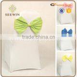Cheap Chair Cover With Bowknot and Chiavari Ruffle Chair Sash for Wedding/Banquet/Party thumbnail-1