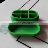 Eco-friendly medical convenient seven campartment silicone pill case for promotion