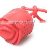 Silicone Rose Design Tea Leaf Strainer Teapot Filter thumbnail-2