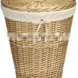 Willow Material Laundry Basket Cloth Used Laundry Cart thumbnail-1
