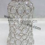 Round Crystal Tea Light Candle Holder thumbnail-6