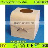 Unfinished FSC DIY 40% Discount Wooden Dinner Napkin Box thumbnail-2
